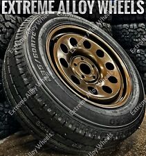 17" Bronze Steel Wheels Fits