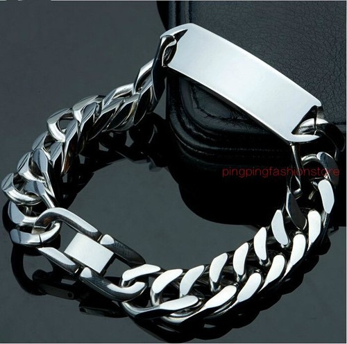 15mm high polished silver - high,
