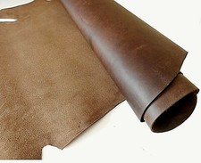 2mm Thick Vintage Oiled Leather Brown - Black - Saddle Tan - Cedar - Blue -Green