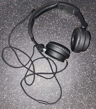 Goodmans Black Wired Headphones Model 363748 Good Condition