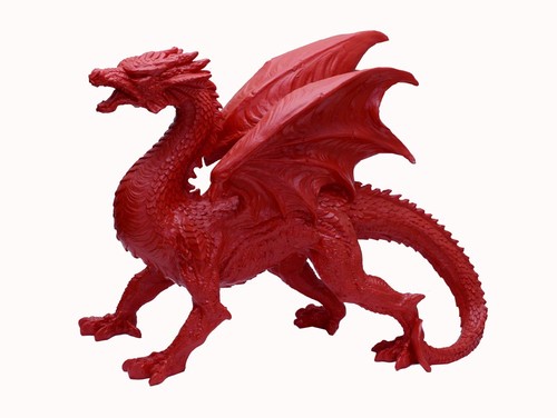 Dragon welsh red - red, 31x13.5x24cm