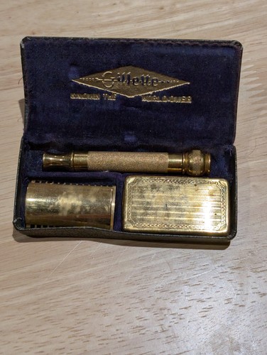 Antique 1920 gillette gold - antique,
