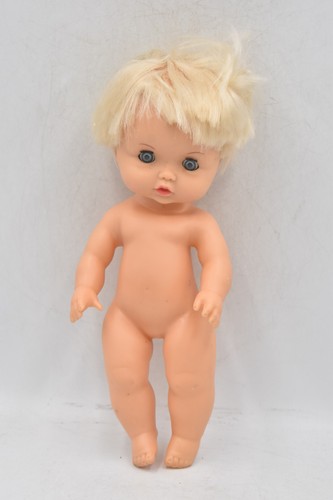 Vintage 1970s rubber baby doll - rubber,