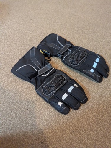 Motorcycle riding gloves - motorcycle, black
