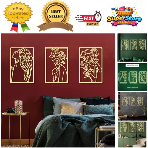 Unique gold floral wall art - unique,