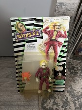 Kenner Spinhead Beetlejuice Action Figure 5" 1990 Vintage, MOC Decent Shape