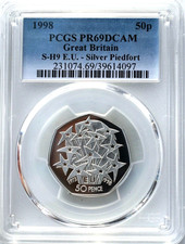 1998 Silver Proof 50p EEC