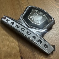 VANGUARD 1956/57 BONNET GRILLE Original Vintage Metal Chrome Car Emblem Badge