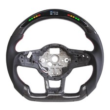 Real Carbon Fiber LED Steering