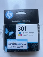 Genuine HP 301 colour ink