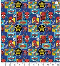 100% COTTON SPIDERMAN FABRIC