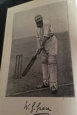 cricket - by w.g grace 1891