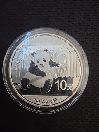 Silver panda coin - oz,