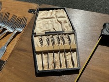 Vintage Boxed Cake Forks Nice