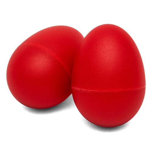 Plastic egg shakers red - shakers,