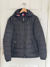 Tommy Hilfiger Black Puffer Jacket Size M