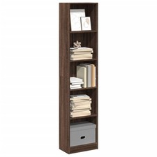 Bookcase Brown Oak 40x24x176