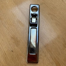 Vintage Cast Iron Enamel Copper Lustre Letter Plate/Knocker Vertical 1930s/Deco