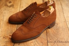 Grenson brown suede oxford - grenson,