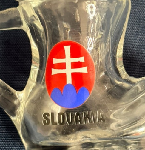 Slovakia souvenir glass boot - slovakia,