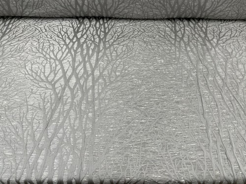 Linford trees fabric silver - trees,