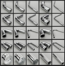 Universal polished alloy - universal, elbow