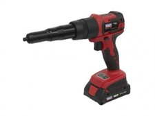 Sealey 20V Cordless Riveter Rivet Gun 2Ah Lithium-ion 2.4, 3.2, 4 & 4.8mm, CP314