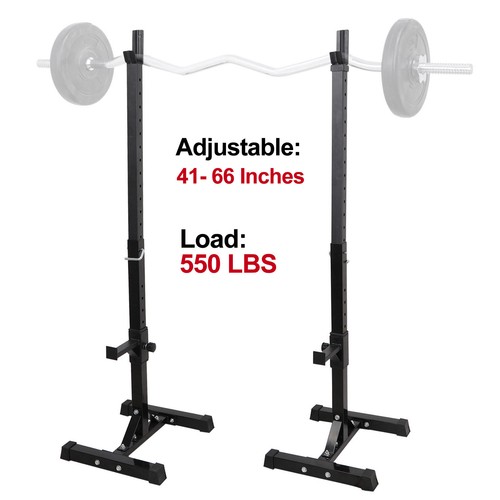Pair adjustable squat rack - pair,
