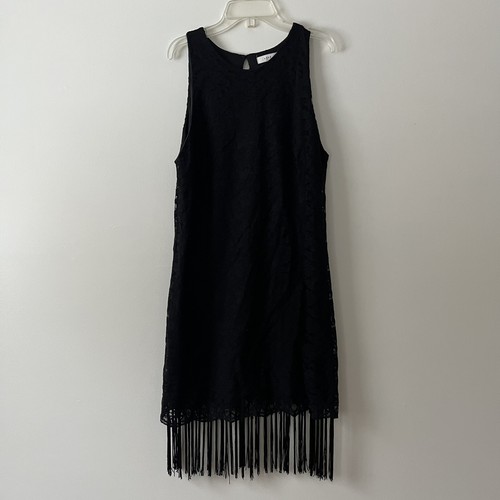 Lush lace flapper dress - lush, black