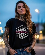 Cold Play T Shirt Fashion Lyrics  2025 UK Concert Viva La Vida