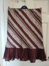 Kaliko lined bias-cut skirt