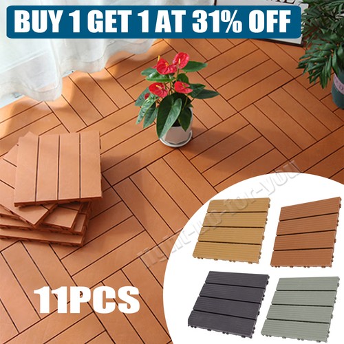11pcs decking tiles garden - 11pcs,