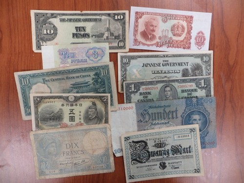 Old foreign currency - old, 10
