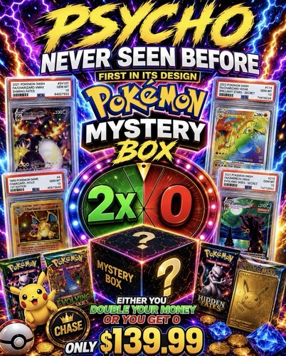 Pokemon psycho mystery box - pokemon,