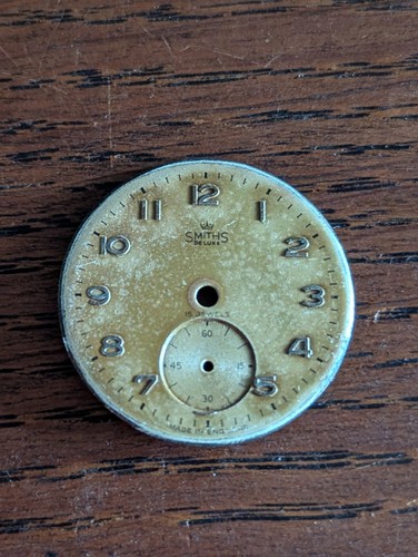 Smiths deluxe watch dial - smiths,