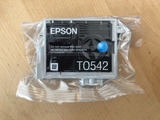 Genuine Epson Ink - T0542 CYAN / STYLUS PHOTO R800 R1800 (VAT INC)