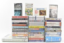 Vintage Cassette Tape Audiobooks Job Lot x 35 Children's Thriller Comedy