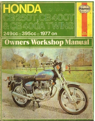 Honda cb250t cb400t - cb250t, cb400a