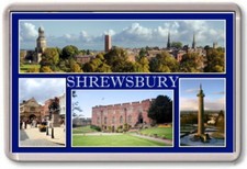 FRIDGE MAGNET - SHREWSBURY -