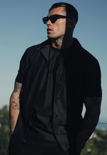Siksilk mens black plisse - black,