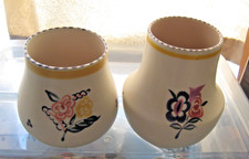 2 x Vintage 1950’s Poole Pottery  Vases - Traditional Sprigs design