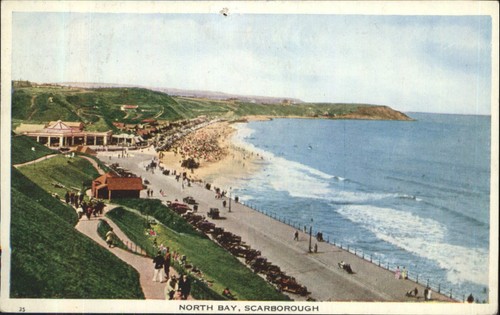 Vintage postcard north - vintage, bay