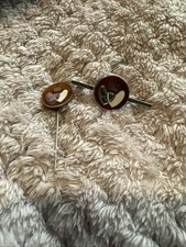 Vintage British Blood Donor Badge 1950s Silver & Enamel Pin and Brooch