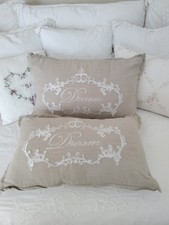 Next Pair Beaded Cushions