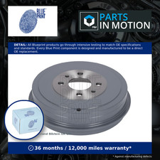 2x Brake Drums (Pair) Rear