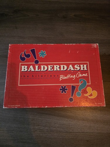 Balderdash board game - board,
