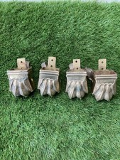 Vintage Solid Brass Furniture Castors 4X BR310