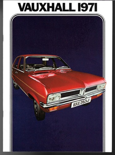 Vauxhall range 1970 export - range,
