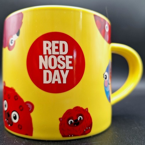 Red nose day - yellow,