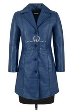 Ladies Blue Lambskin Elegant
